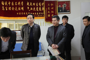 淄博市卫生局局长张鲁辛来淄博延强医院调研
